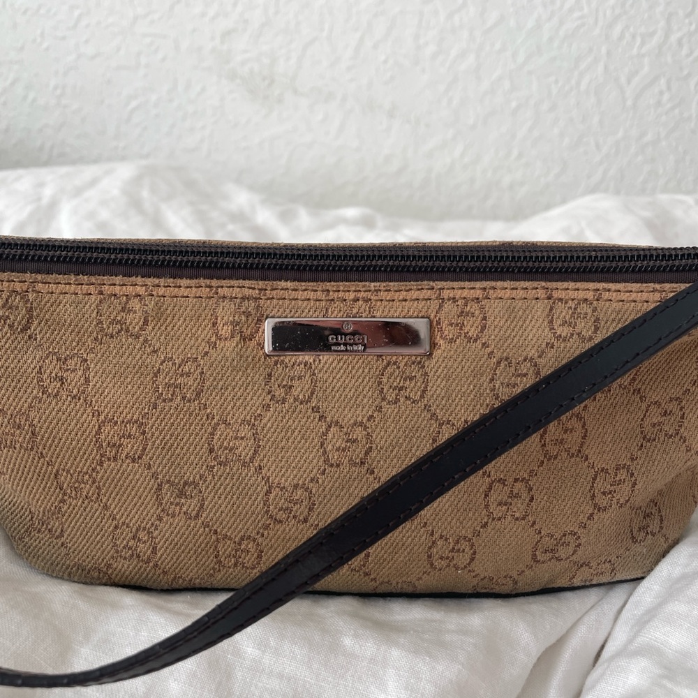 Gucci baguette shoulder bag Brown Gucci Monogram